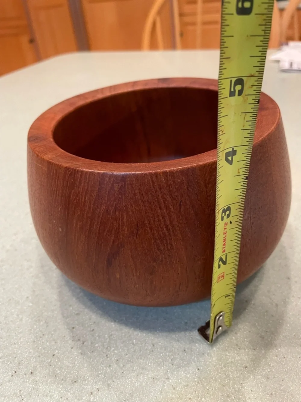 Dansk design Jens Quistgaard teak wooden bowl mid century